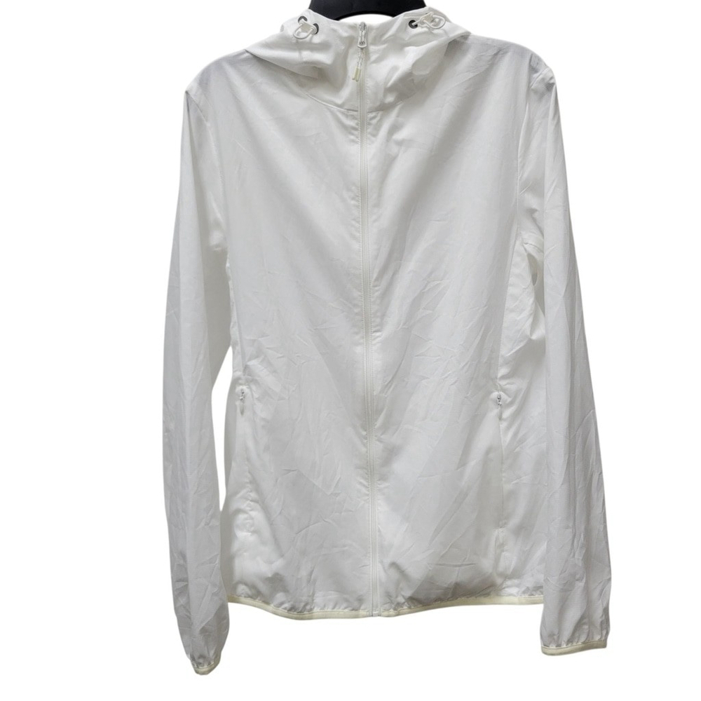 Uniqlo White Utility Jacket with Hood - Picture 2 of 9